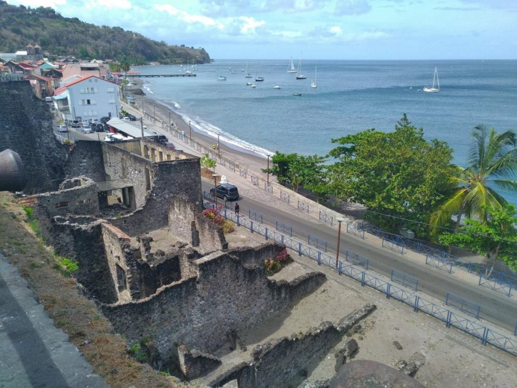 Ruines de Saint-Pierre activité en Martinique