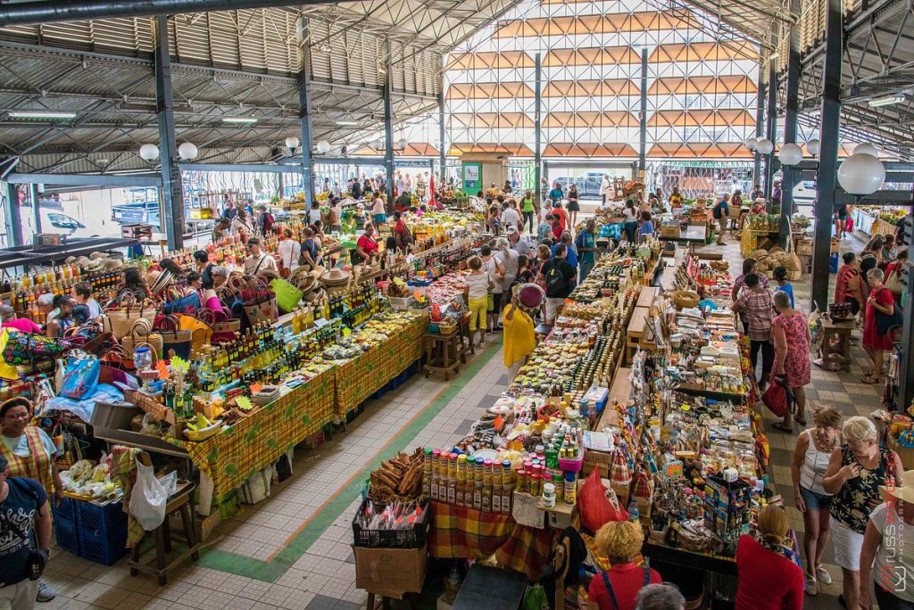 Marchés dans les communes de Martinique